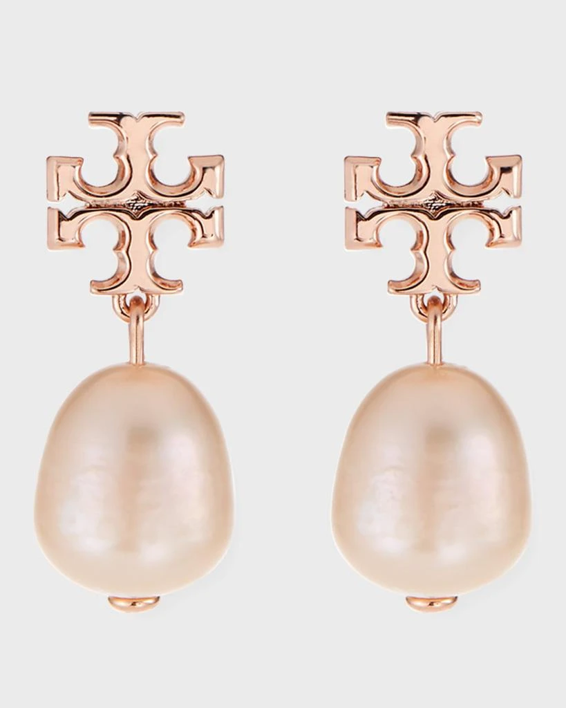 商品Tory Burch|Kira Pearl-Drop Earrings, Rose Gold,价格¥812,第1张图片