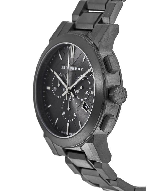 Burberry Men's Swiss Chronograph Gray Ion Steel 42mm Men's Watch BU9354-PO商品第2张图片规格展示