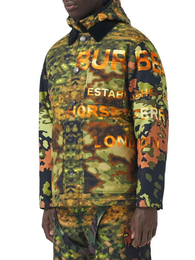 商品Burberry|Malvern Camouflage Logo Print Jacket,价格¥6615,第3张图片详细描述