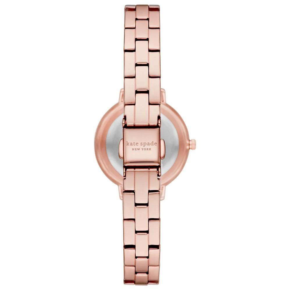 商品Kate Spade|Women's Morningside Mini Rose Gold-Tone Stainless Steel Bracelet Watch 28mm,价格¥745,第3张图片详细描述