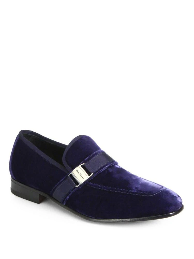 商品Salvatore Ferragamo|Danny 2 Velvet Formal Shoes,价格¥5208,第1张图片