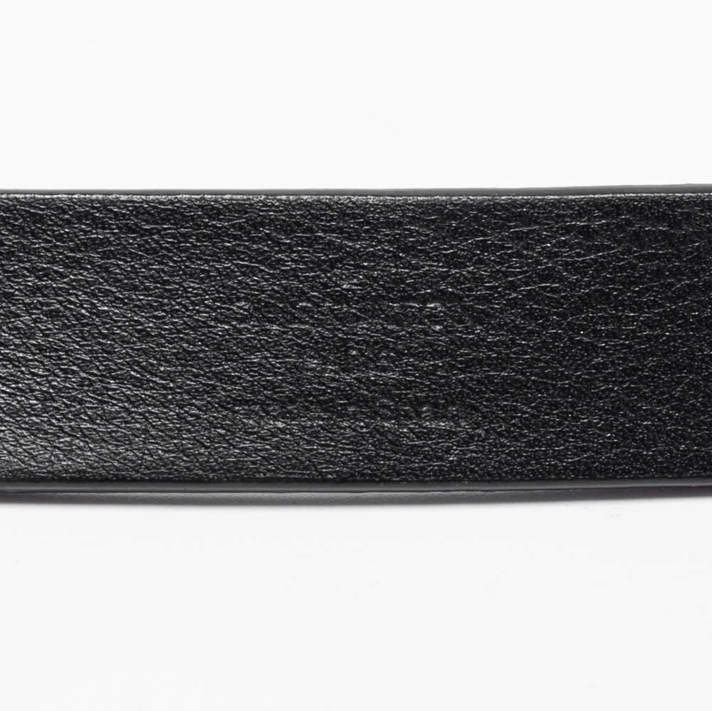 商品[二手商品] Louis Vuitton|Louis Vuitton Black Embossed Leather LV Initiales Belt 75CM,价格¥4253,第4张图片详细描述