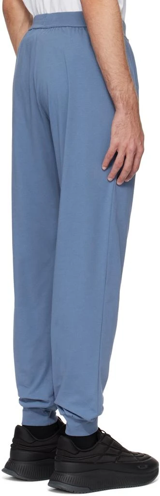 商品Hugo Boss|Blue Embroidered Sweatpants,价格¥516,第3张图片详细描述