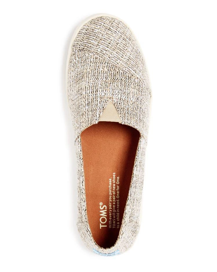 商品TOMS|Women's Avalon Tweed Slip-On Sneakers,价格¥309,第3张图片详细描述