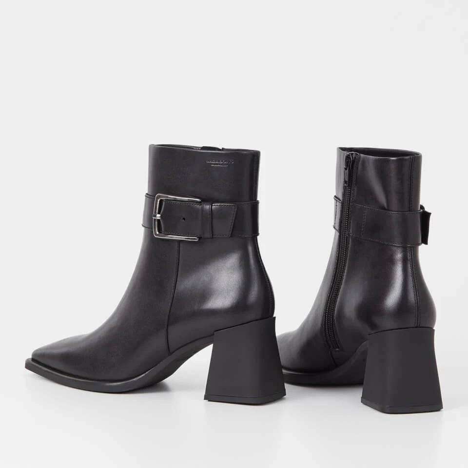 商品Vagabond|VAGABOND WOMEN'S HEDDA BUCKLE LEATHER HEELED BOOTS,价格¥1397,第2张图片详细描述