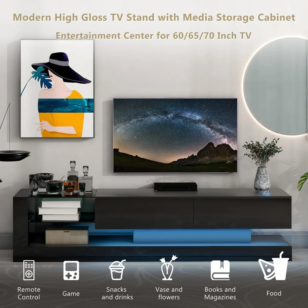 商品Simplie Fun|TV/Entertainment Furniture in MDF,价格¥3009,第1张图片