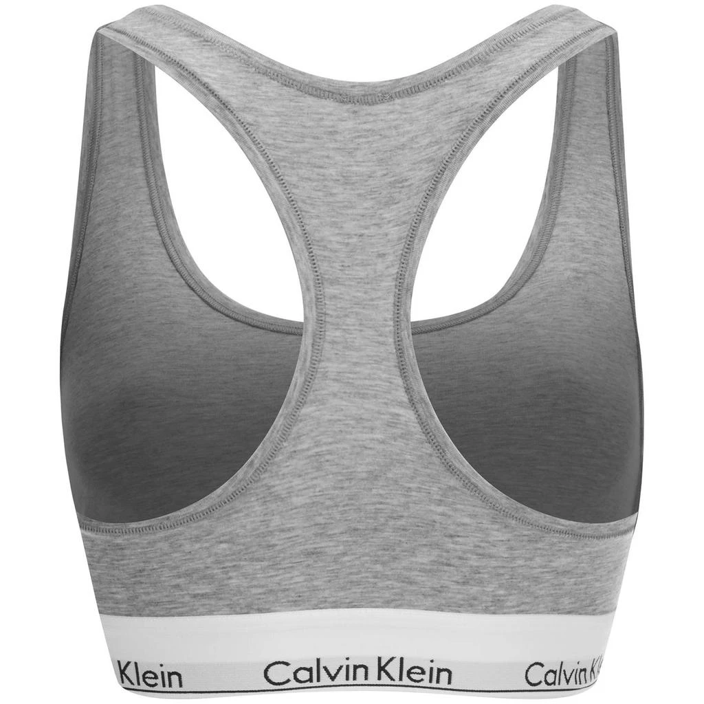 商品Calvin Klein|Calvin Klein Women's Modern Cotton Bralette - Grey Heather,价格¥331,第2张图片详细描述