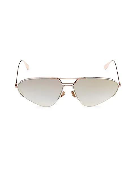 商品Dior|Stellair 62MM Aviator Sunglasses,价格¥751,第3张图片详细描述