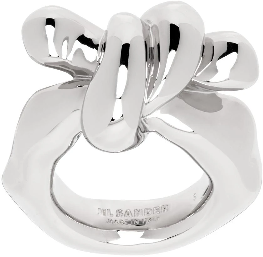 商品Jil Sander|Silver Twist Ring,价格¥1504,第1张图片