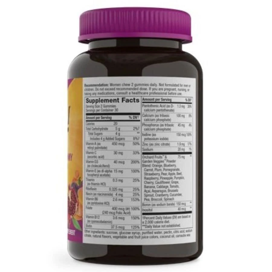 商品Nature's Way|Women's Gummy Multivitamin Mixed Berry,价格¥85,第4张图片详细描述