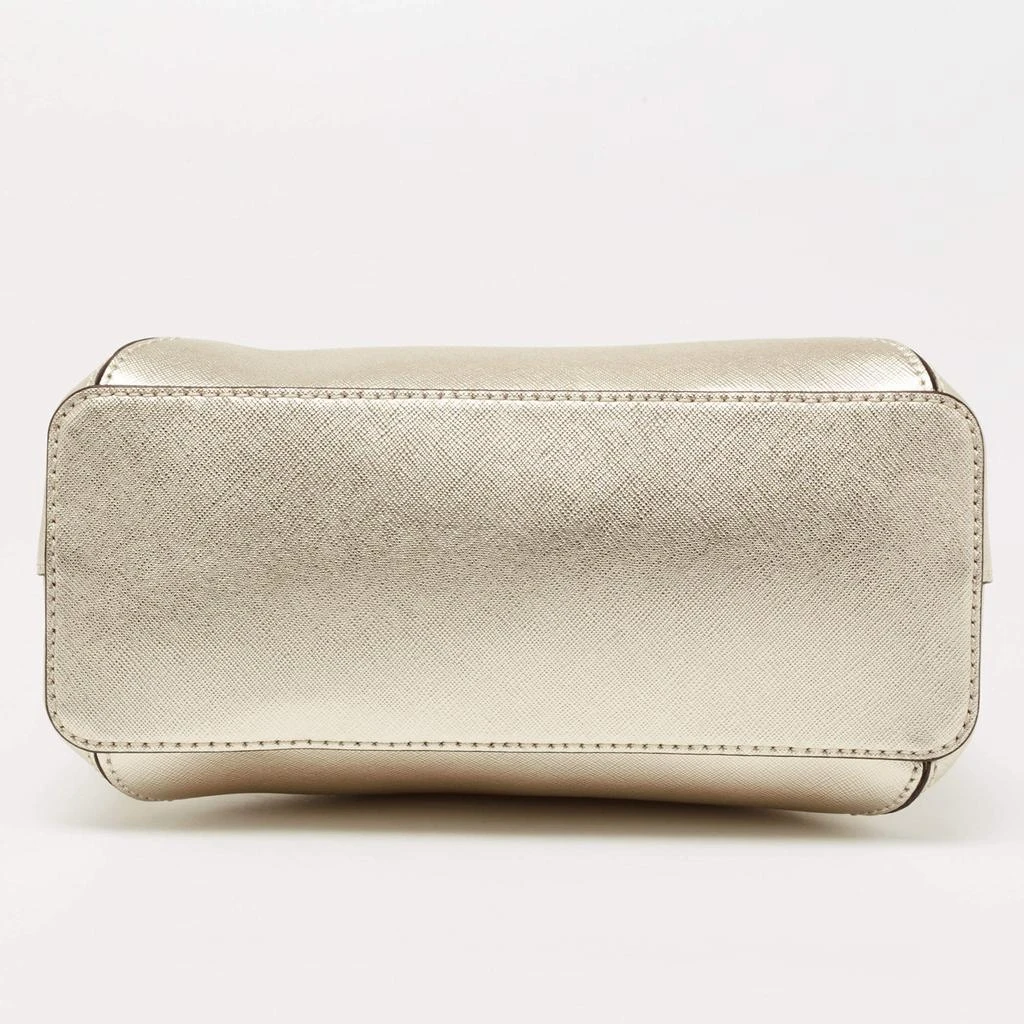Tory Burch Gold Saffiano Leather Mini Robinson Dome Satchel 商品