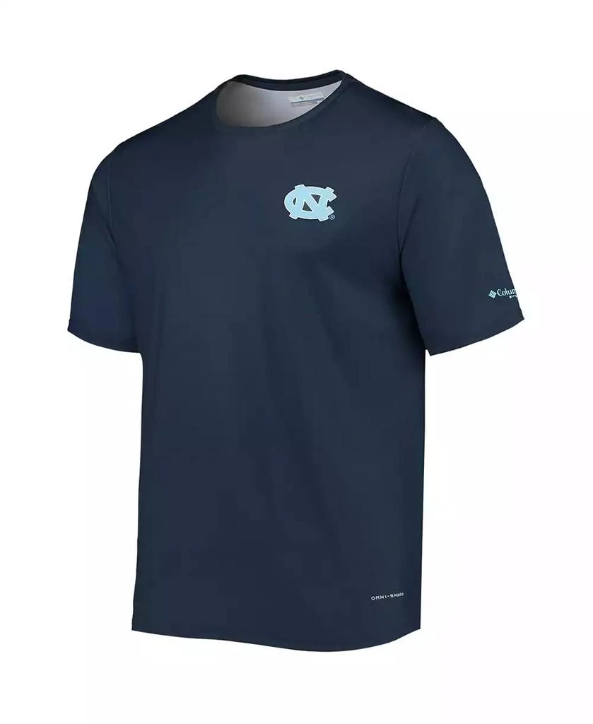 商品Columbia|Men's Navy North Carolina Tar Heels Terminal Tackle Omni-Shade T-shirt,价格¥225,第2张图片详细描述