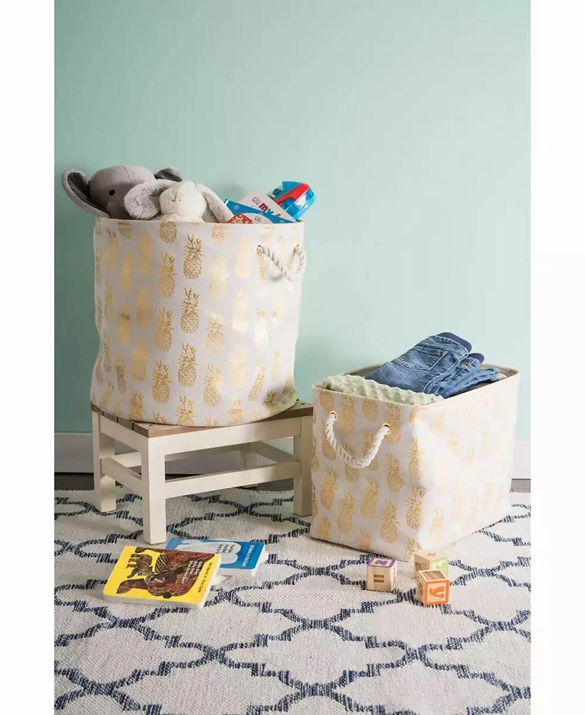 商品Design Imports|Design Import Storage Bin Pineapple, Round,价格¥283,第3张图片详细描述
