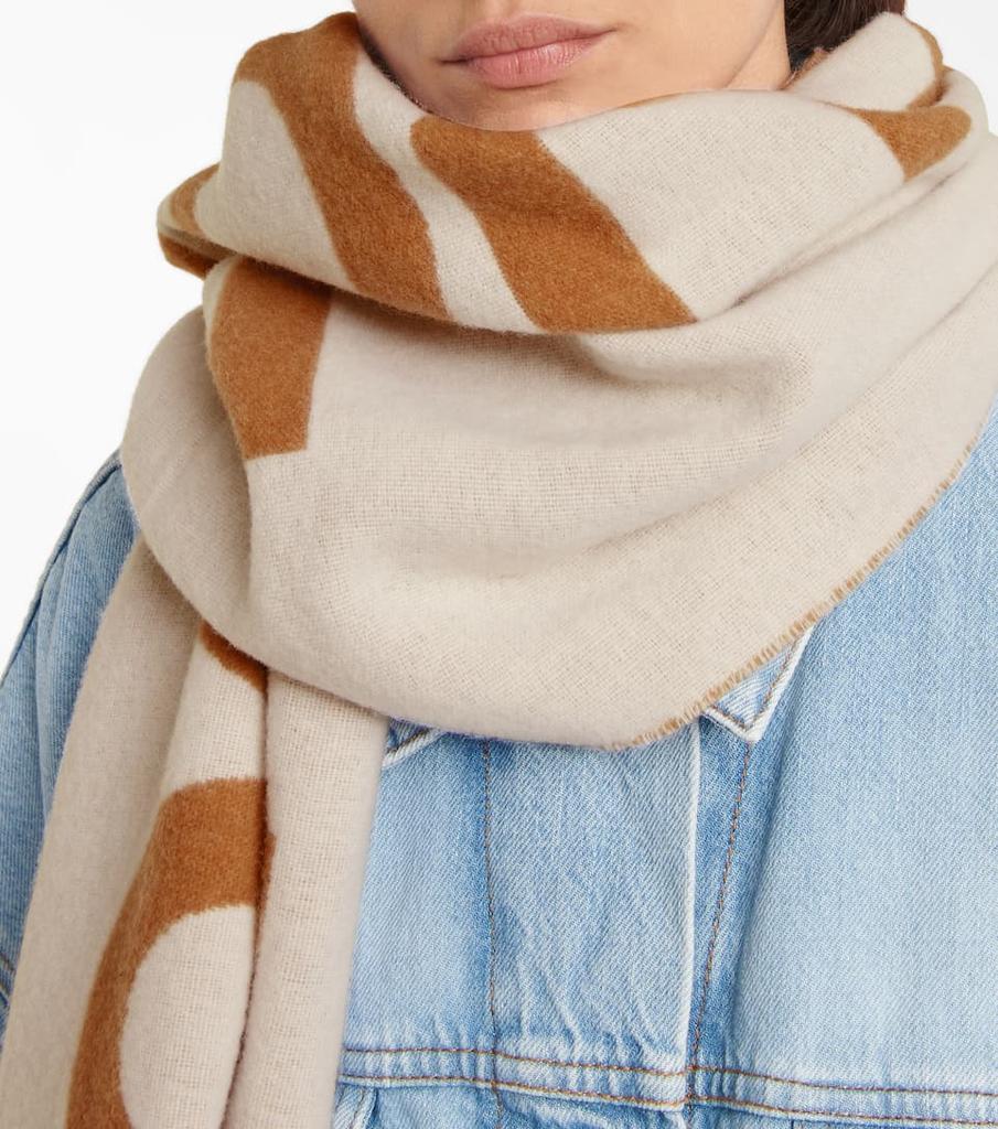 商品Acne Studios|Logo wool-blend jacquard scarf,价格¥1580,第5张图片详细描述