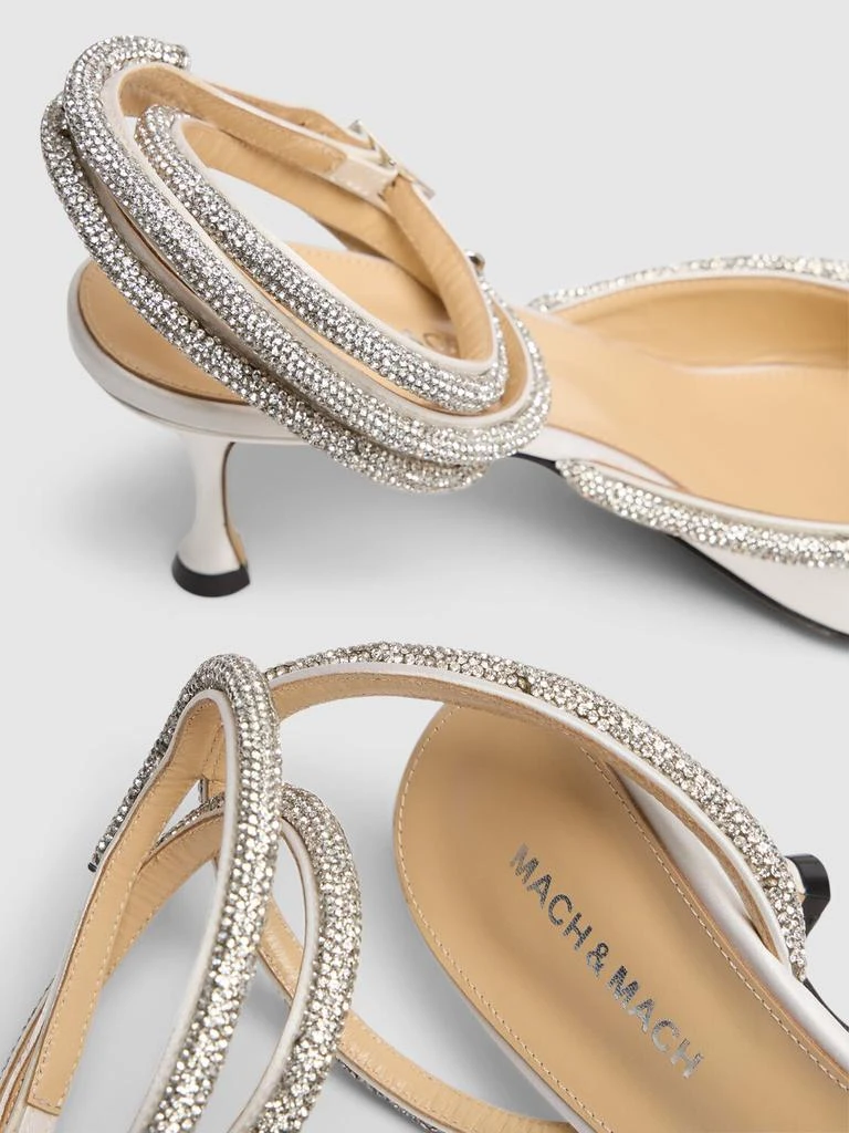 商品Mach & Mach|65mm Double Bow Silk Satin Pumps,价格¥6836,第4张图片详细描述