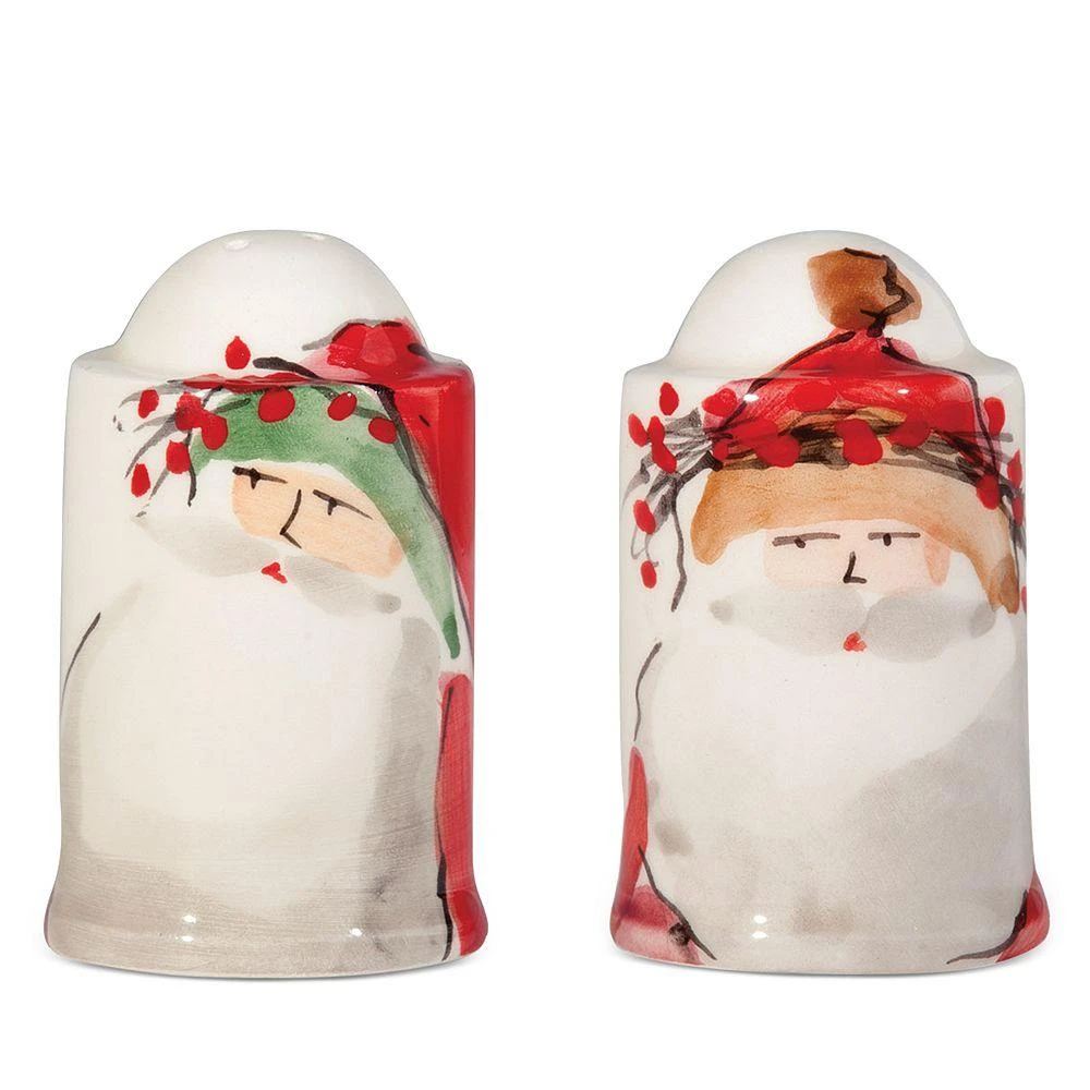 商品VIETRI|Old St. Nick Salt and Pepper Shaker Set,价格¥588,第1张图片