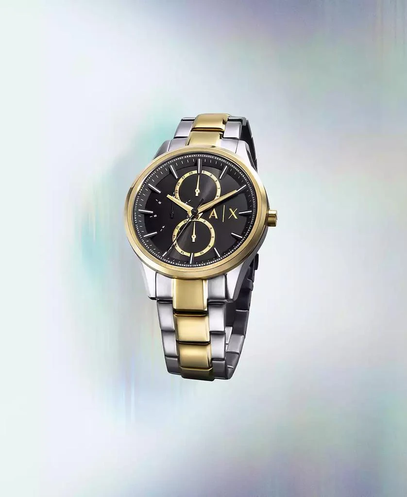 商品Armani Exchange|Men's Multifunction Two-Tone Stainless Steel Bracelet Watch, 42mm,价格¥1420,第5张图片详细描述