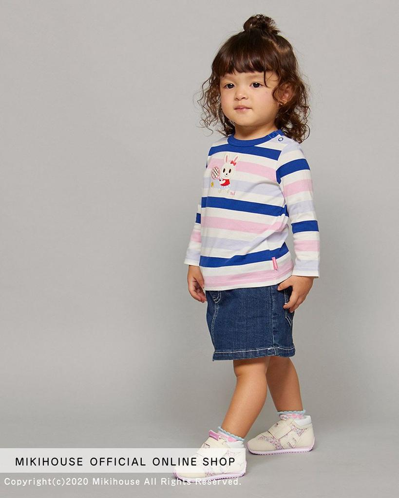 Girls' Miki House x Mizuno Printed Sneakers – Walker, Toddler商品第5张图片规格展示