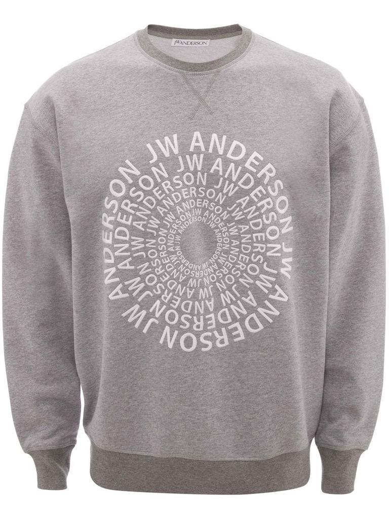 商品JW Anderson|J.W. ANDERSON Swirl logo embroidered sweatshirt,价格¥1428,第1张图片