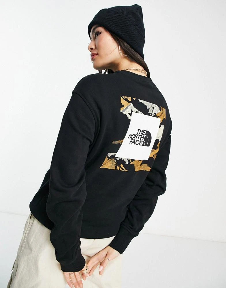 商品The North Face|The North Face Coordinates back print sweatshirt in black,价格¥364,第1张图片