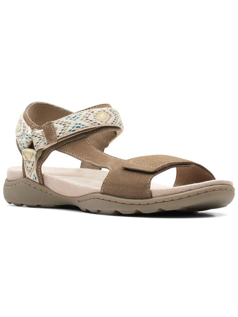 商品Clarks|Amanda Step Womens Suede Adjustable Sport Sandals,价格¥338,第3张图片详细描述