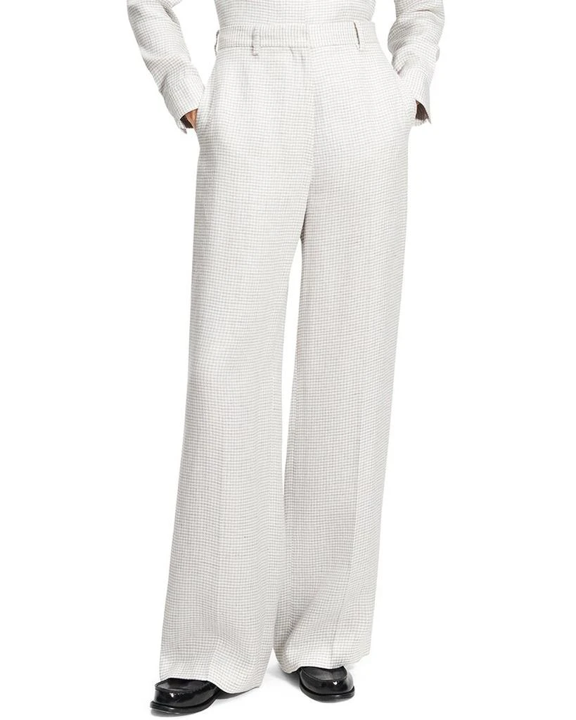 商品Theory|Classic Linen-Blend Straight Pant,价格¥805,第1张图片