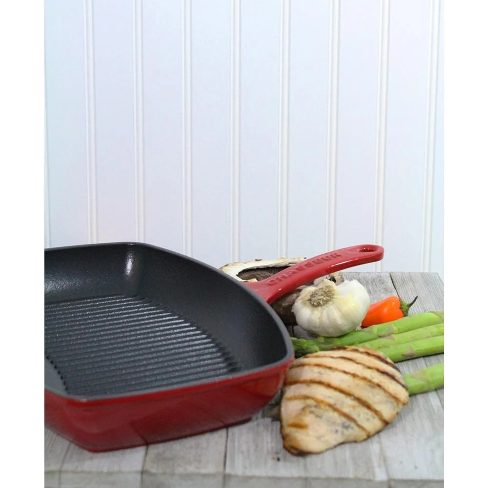 商品Chasseur|French Rectangular Enameled Cast Iron 12" Grill Pan,价格¥1094,第3张图片详细描述