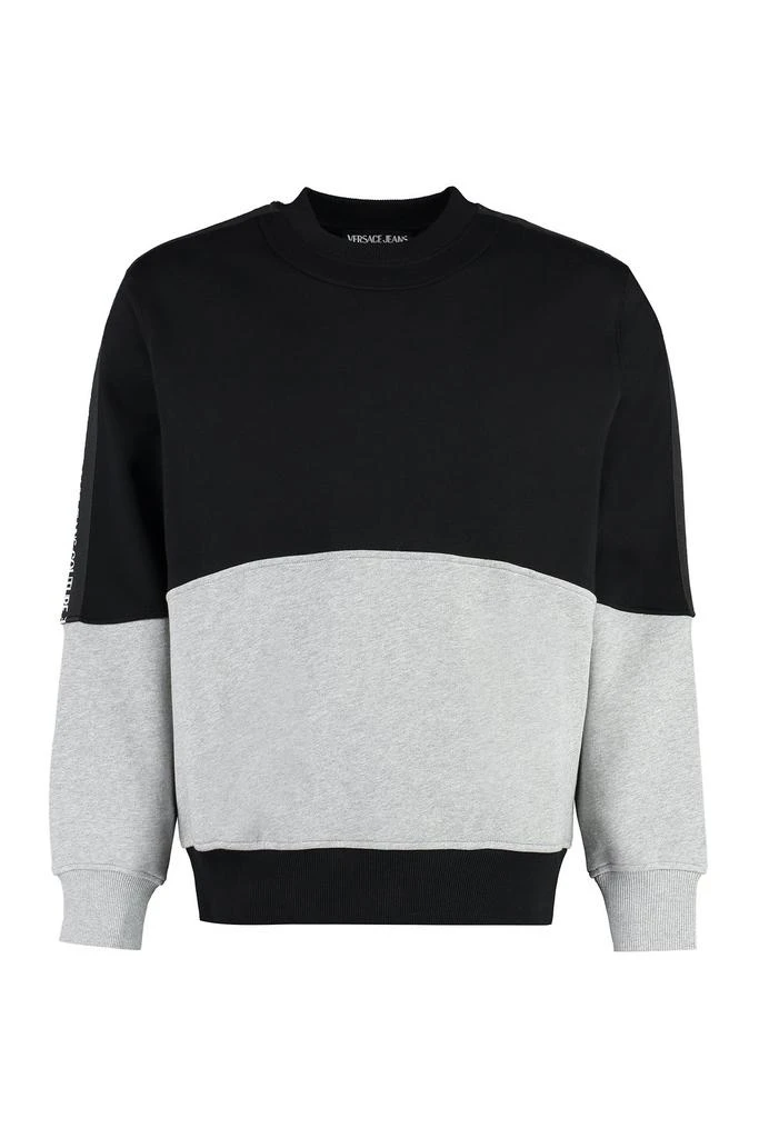 商品Versace|Versace Jeans Couture Two-Tone Crewneck Sweatshirt,价格¥1597,第1张图片