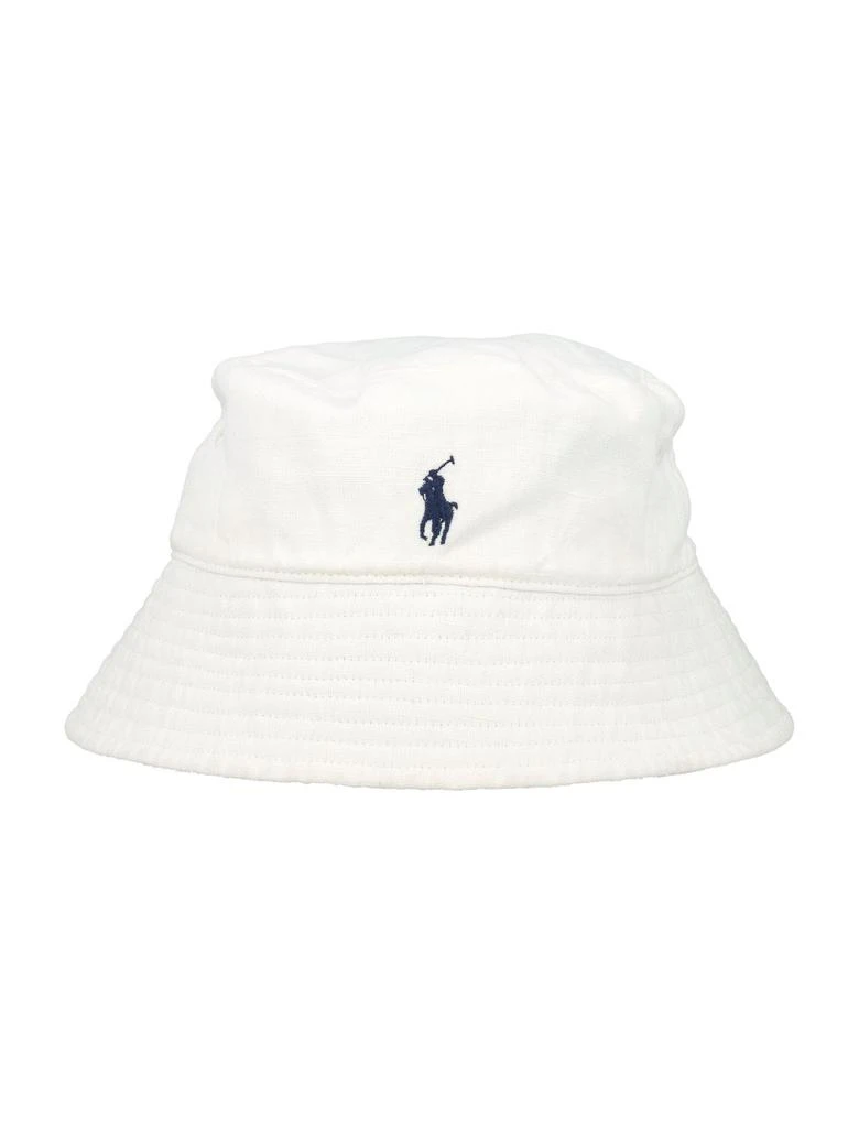 商品Ralph Lauren|Polo Ralph Lauren Logo-Embroidered Bucket Hat,价格¥594,第1张图片