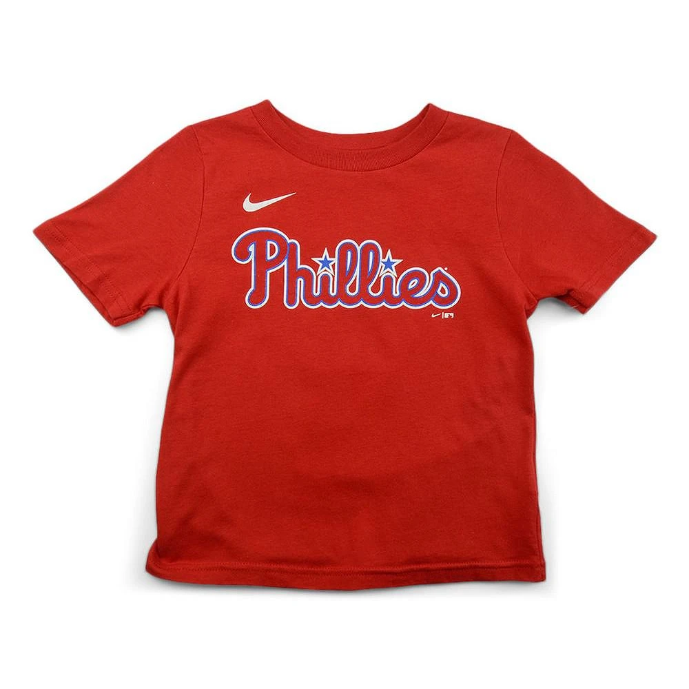 商品NIKE|Philadelphia Phillies Bryce Harper Toddler Name and Number Player T-Shirt,价格¥182,第2张图片详细描述