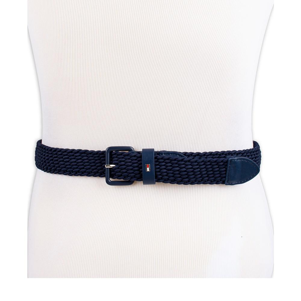 Men's Tonal Braided Harness Buckle Belt商品第5张图片规格展示