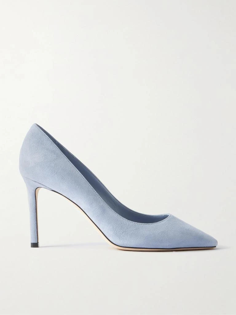 商品Jimmy Choo|Romy 85 绒面革高跟鞋  - IT36,价格¥6479,第1张图片
