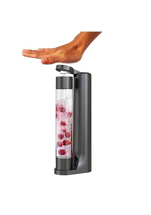 商品Drinkpod|Fizzpod Soda Maker With Co2 Cylinder  Fizzy Drink Machine With 3 Pet Bottles 3 Caps 1 Carbonator Cap And Manual   Make Homemade Sparkle Water Juice Coffee Tea And Cocktail Drinks With Fruit Black,价格¥1112,第2张图片详细描述