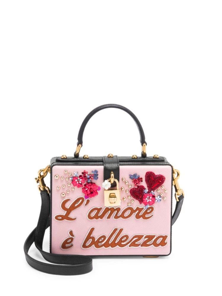 商品Dolce & Gabbana|印花刺绣手提斜挎包,价格¥20064,第1张图片