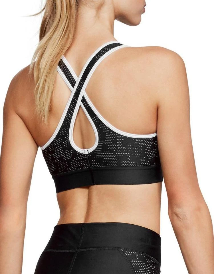 商品Under Armour|Patterned Mid-Crossback Sports Bra,价格¥114,第3张图片详细描述