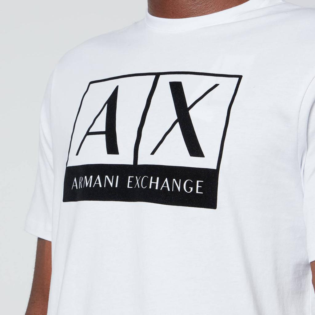 Armani Exchange Ax Logo Cotton-Jersey T-Shirt商品第4张图片规格展示