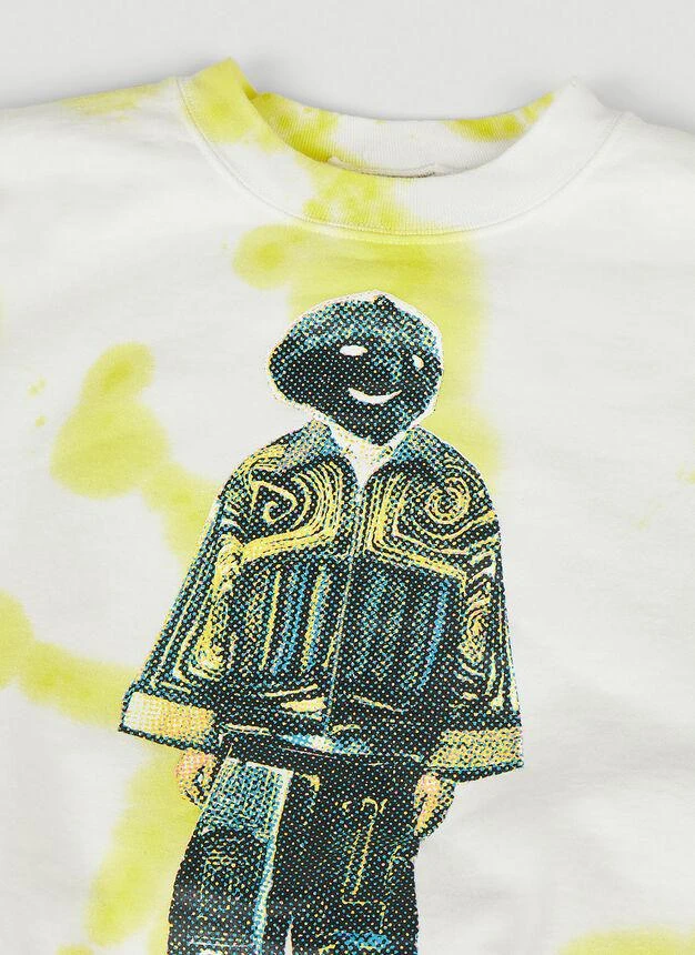 商品DRx FARMAxY FOR LN-CC|Graphic Print Sweatshirt in Yellow,价格¥765,第3张图片详细描述