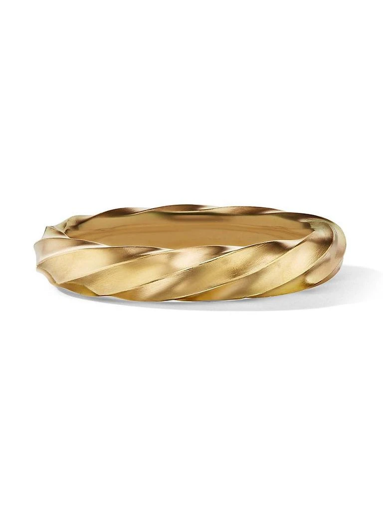 商品David Yurman|Cable Edge Band Ring In 18K Yellow Gold,价格¥8205,第1张图片