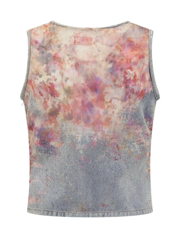 商品Diesel|Diesel De-Ciri-Fse Patterned Denim Tank Top,价格¥1360,第2张图片详细描述
