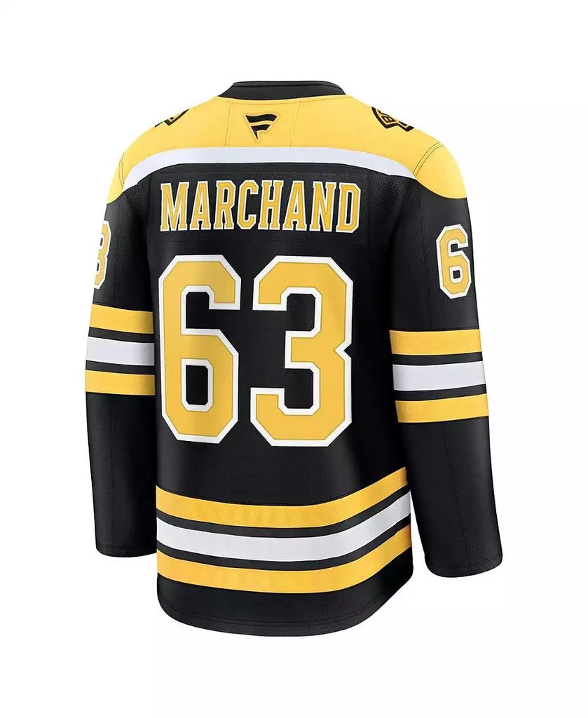 商品Fanatics|Men's Brad Marchand Black Boston Bruins Home Premium Jersey,价格¥1704,第3张图片详细描述