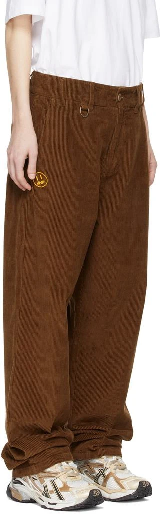 商品Drew House|SSENSE Exclusive Brown Cotton Trousers,价格¥327,第2张图片详细描述