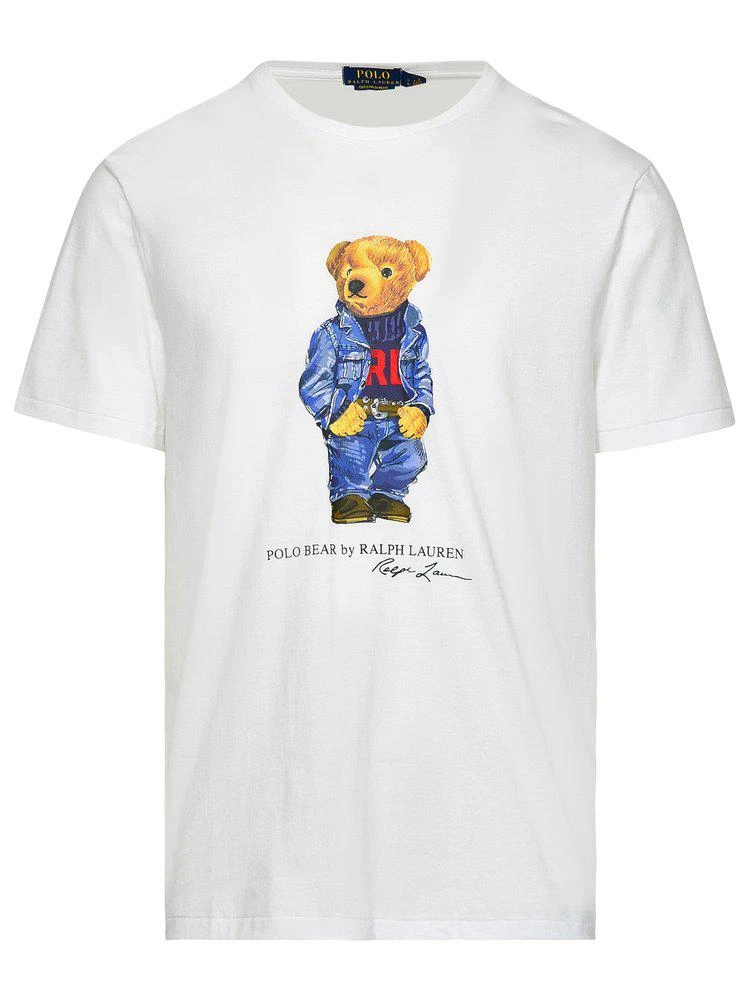 商品Ralph Lauren|Polo Ralph Lauren Bear Printed Crewneck T-Shirt,价格¥668,第1张图片