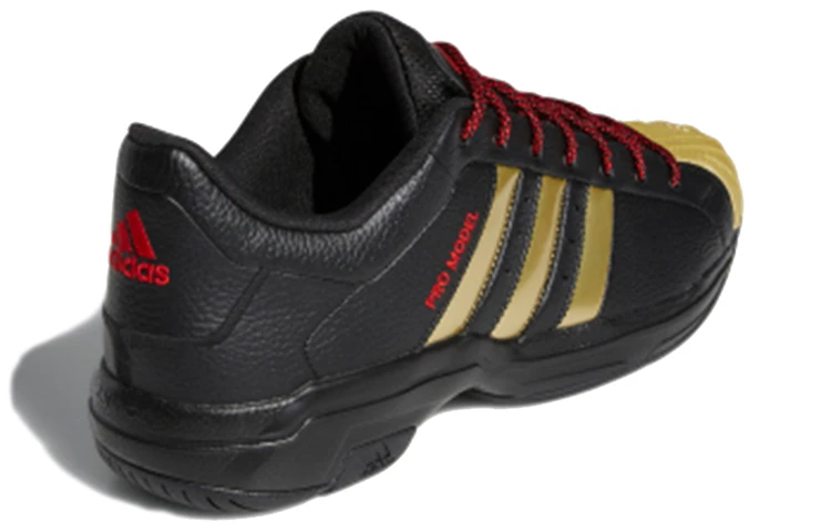 商品[国内直发] Adidas|adidas PRO Model 2G Low 透气 低帮 篮球鞋 男款 黑金,价格¥550,第5张图片详细描述