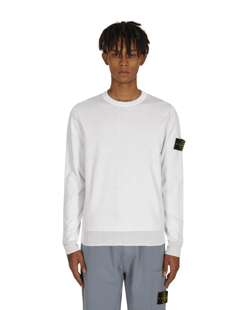 商品Stone Island|Reversible Knit Sweater White,价格¥1612,第1张图片