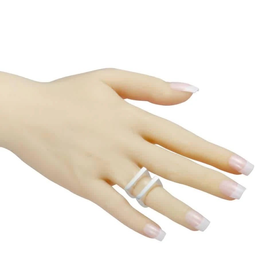 商品Georg Jensen|Georg Jensen Aria Silver Flat Two Band Ring, Size 4.5,价格¥448,第3张图片详细描述