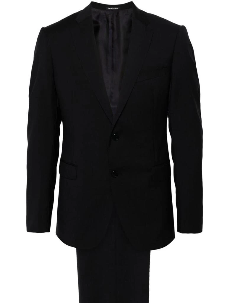 商品Emporio Armani|Emporio Armani Wool Single-Breasted Suit,价格¥3938,第1张图片