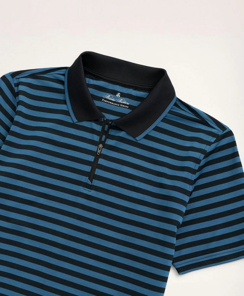 商品Brooks Brothers|Brooks Brothers Stretch Performance Series Zip Jersey Polo Shirt,价格¥375,第2张图片详细描述