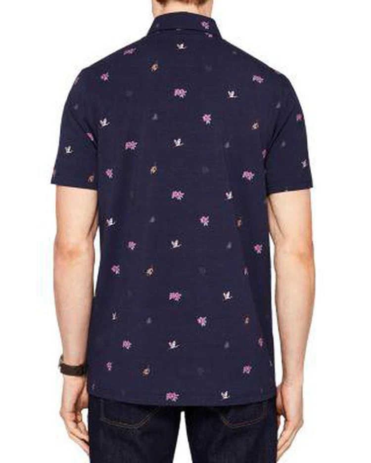 商品Ted Baker London|Newbear Print Regular Fit Polo,价格¥529,第2张图片详细描述