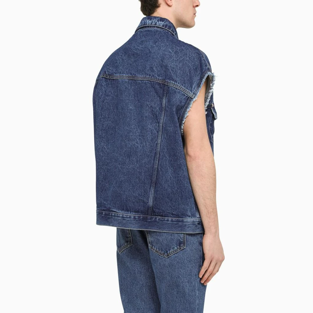 商品Givenchy|Givenchy Blue Denim Sleeveless Jacket,价格¥6794,第2张图片详细描述