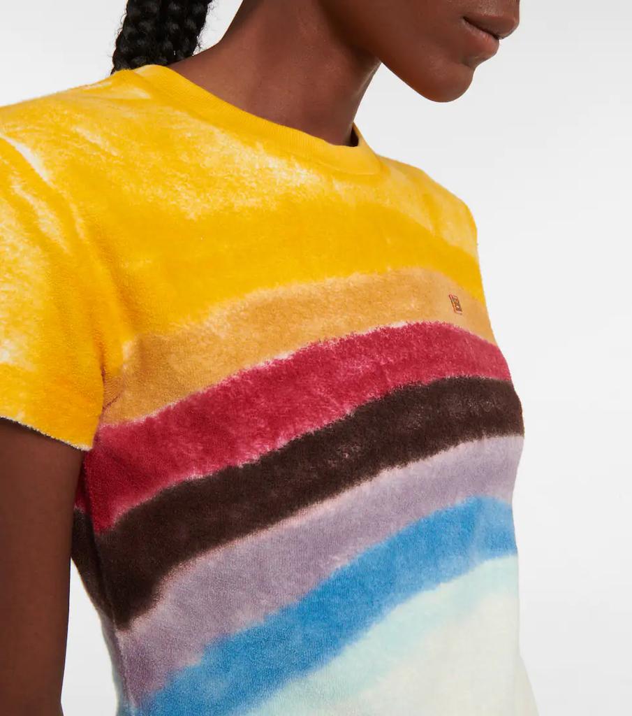 Dyed cotton fleece T-shirt商品第4张图片规格展示